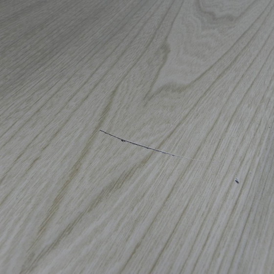Image 1 of Henri Julien bistro table, Model Tolix T55 with Formica top, 1950s