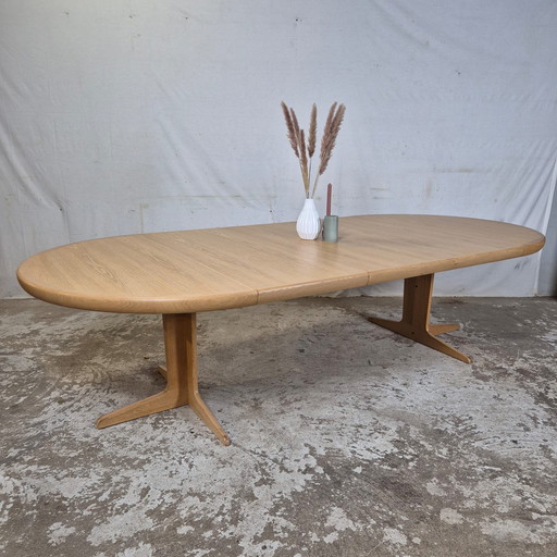 XXXL (280cm !) VV Møbler table extensible danoise vintage chêne