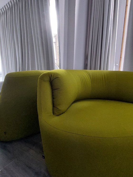 Image 1 of Fest Huf Armchair - Kvadrat Fabric Raf Simons Moss Green