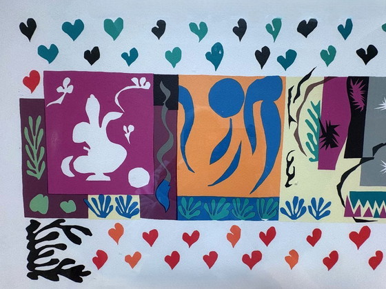 Image 1 of Ensemble de deux estampes modernistes en couleurs d'après Henri Matisse : Les Mille et Une Nuits (1950) et la série Jazz (1947)