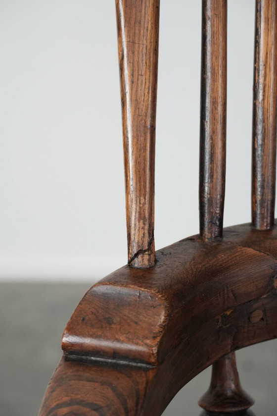 Image 1 of 2 sedie Windsor antiche inglesi con schienale alto del XVIII secolo