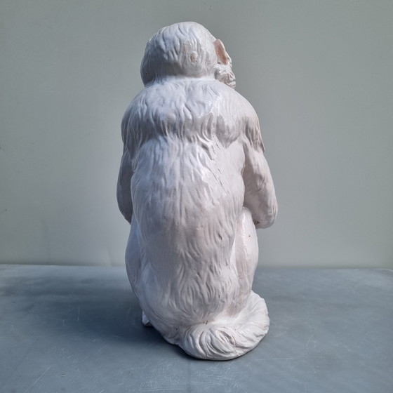 Image 1 of Italiaans keramiek, Aap, mid century Hollywood Regency