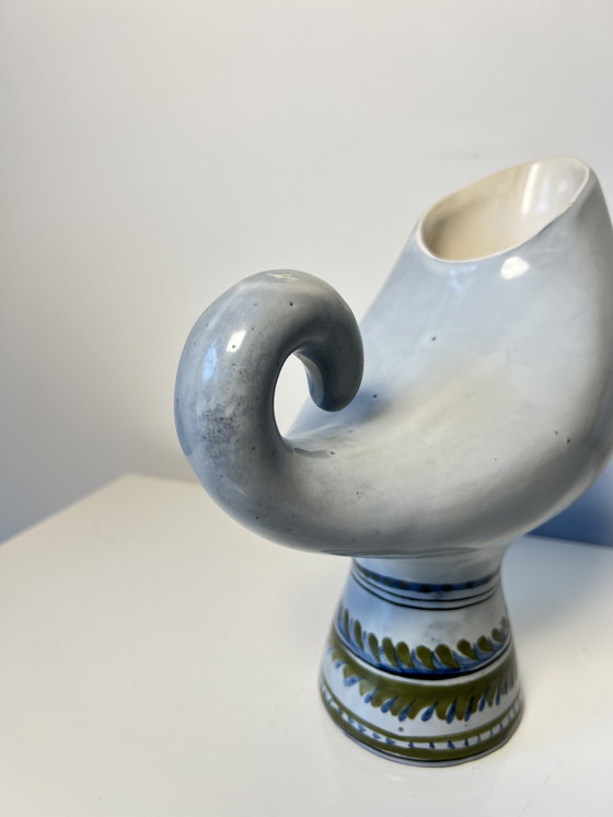 Image 1 of Rooster vase by Roger Capron - zoomorphic ceramic from Vallauris, 1950s