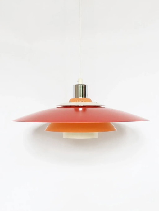 Vintage Design light Korfu pendant lamp Danish shell lamp orange