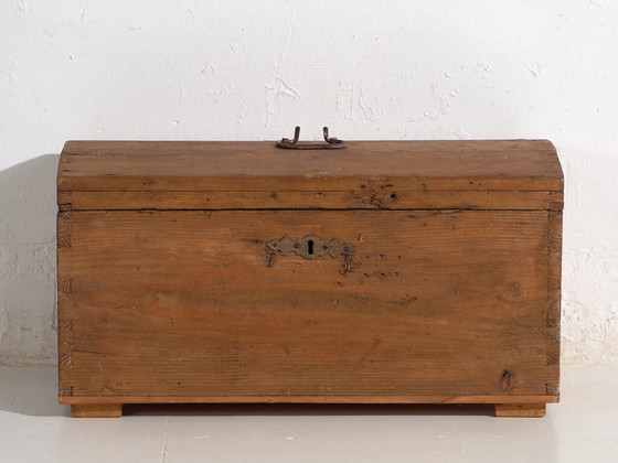 Antieke massief houten kist (ca. 1900) #81 – Opbergkast, Rustic (photo 21 of 40)