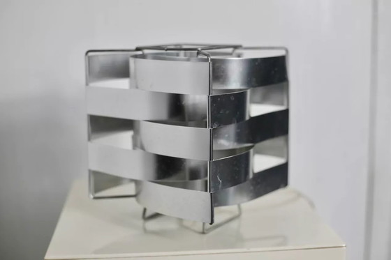 Image 1 of Metalen lamp, jaren 70