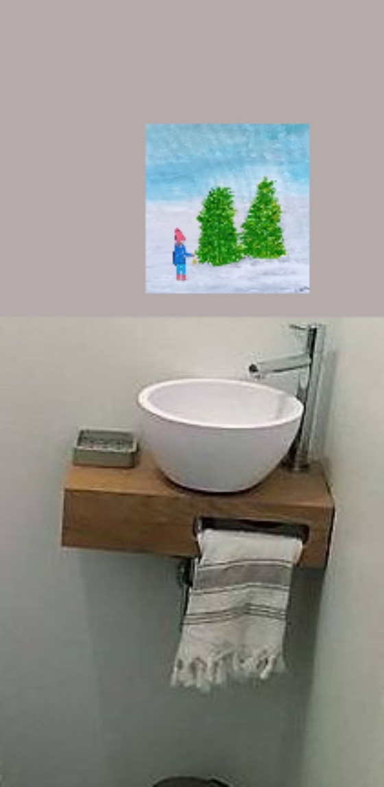 Image 1 of Weihnachts- (Winter-) Gemälde