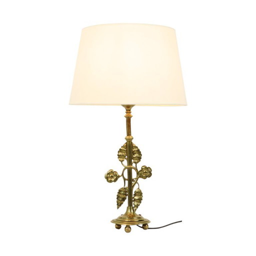 Floral Table Lamp Art Nouveau Style