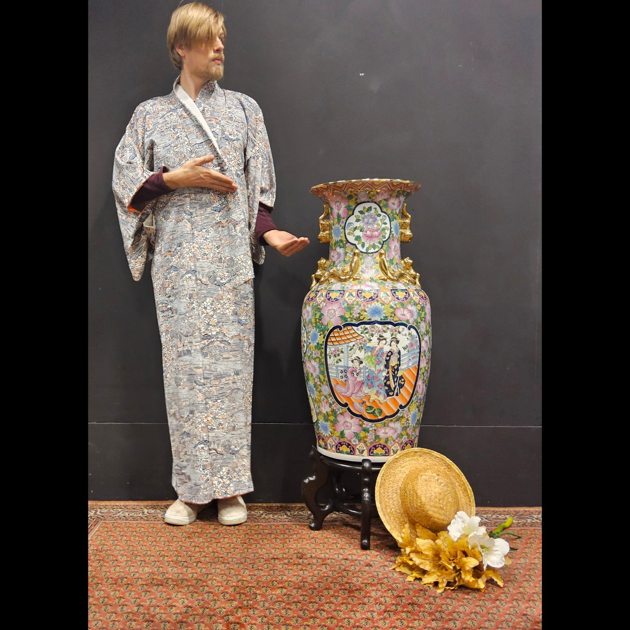Chinesische Bodenvase Xxl
