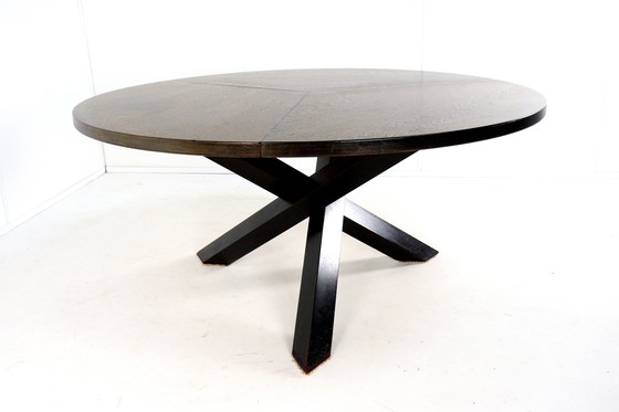 Image 1 of Gerard Geytenbeek wenge round dining table vintage