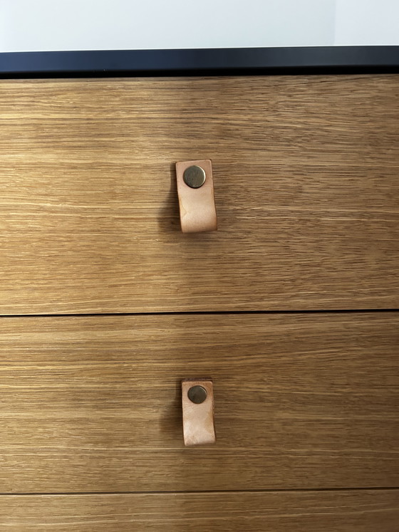 Image 1 of Bolia Kommode aus Eiche und Stahl mit 4 Schubladen