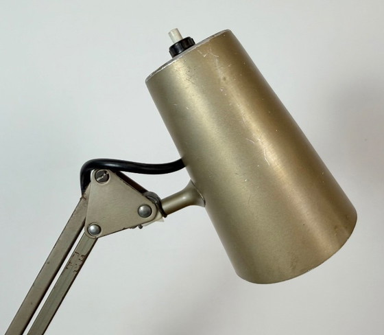 Vintage Brown Adjustable Architect Table Lamp, 1960s – Iron, Metal (photo 15 of 23)