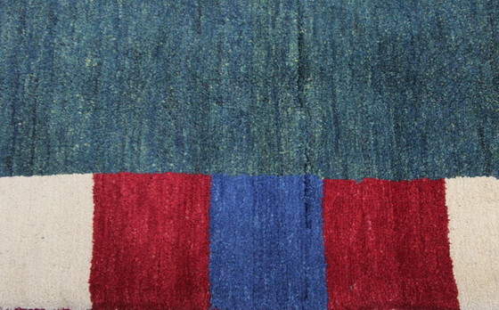 Image 1 of Original Perserteppich Gabbeh Ghashghai Orientteppich 208 cm x 148 cm Alt Natur