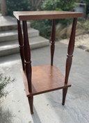 Vintage wooden plant table - side table