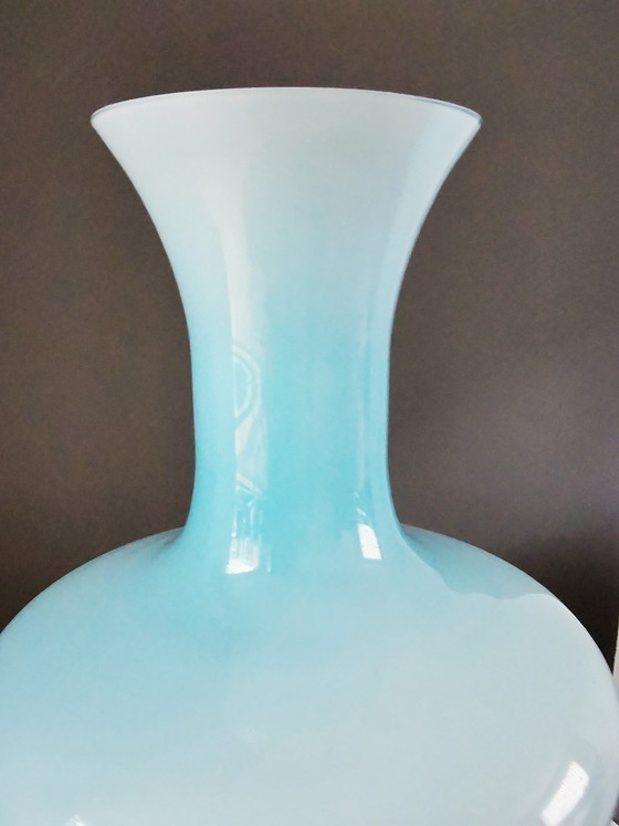 Image 1 of Empoli Glass Vase Italy Toscany, jaren 60