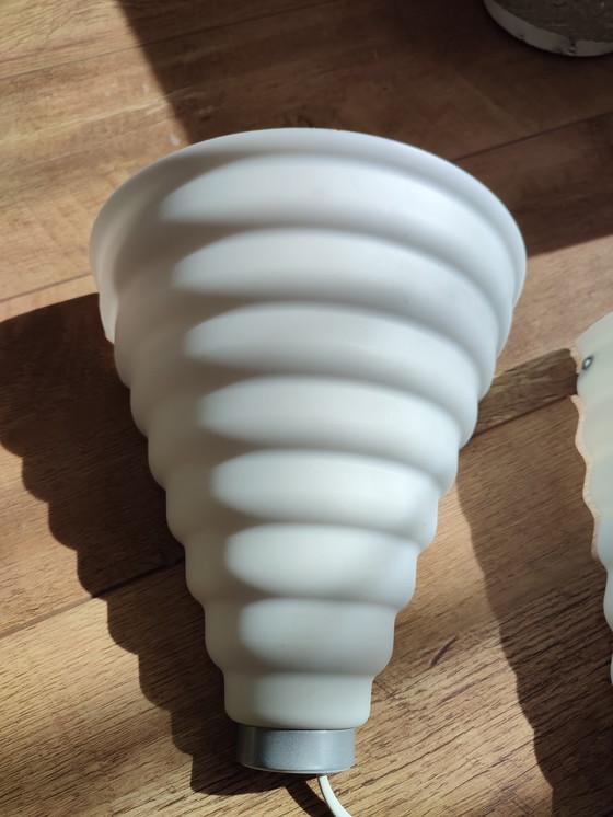 Image 1 of Vintage Ikea Wandlamp 2 x Wit '90 V 9601 Bernt Boysen 