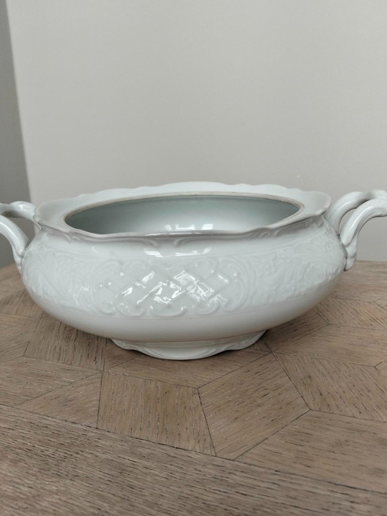Vintage Arzberg Soup Tureen, Tableware, Porcelain, White (photo 6 of 8)