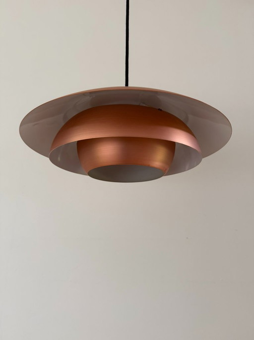 Lampada a sospensione vintage danese in rame - Lampada di design danese