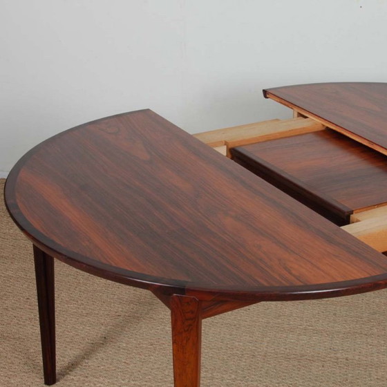 Image 1 of Scandinavian dining table by Henry Rosengren Hansen, 1960