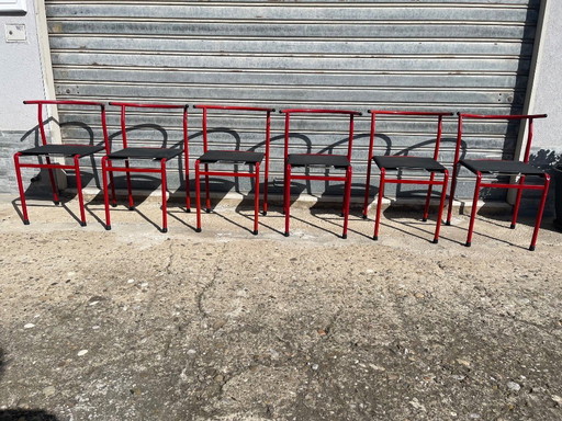 Chaises de café vintage de Philip Starck pour Baleri Italia