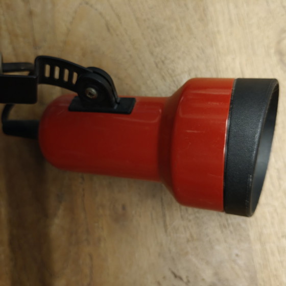 Image 1 of Vintage red double spotlight – 70s/80s – retro