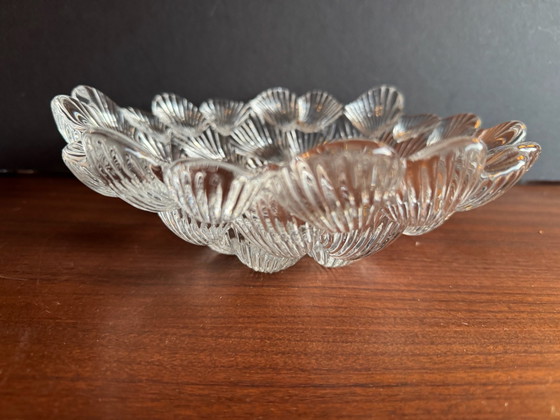 Per Lütken Crystal Musling Bowl Royal Copenhagen, Glass, Transparent (photo 7 of 8)