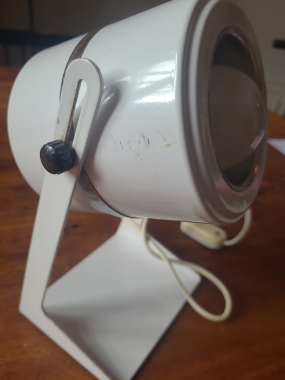 Image 1 of Vintage white Elma desk lamp / bedside lamp