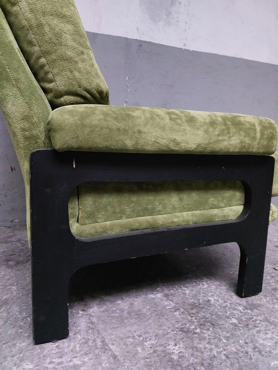 Image 1 of 2 X Mid-Century Green Relax Chairs