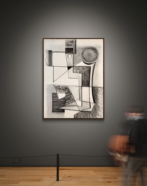 Image 1 of Silvin BRONKART “Seated Man” major work from 1955