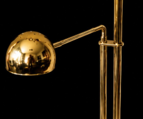 SÖLKEN Lighting 4839/02 – Vintage Brass Floor Lamp with Reading Light – Floor lights (photo 5 of 6)
