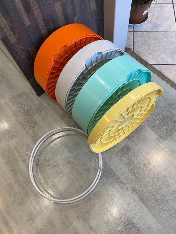 Image 1 of IKEA PS 2014 round coffee table with multiple modular tiers