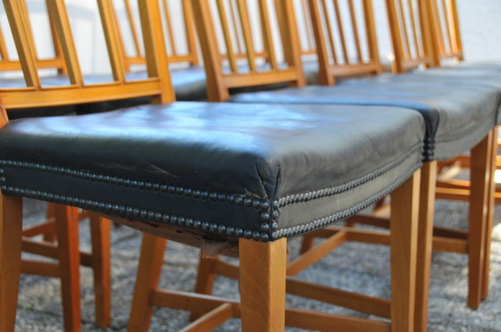 Image 1 of 10 sillas Josef Frank Svenskt Tenn modelo antiguo 620 de madera de nogal