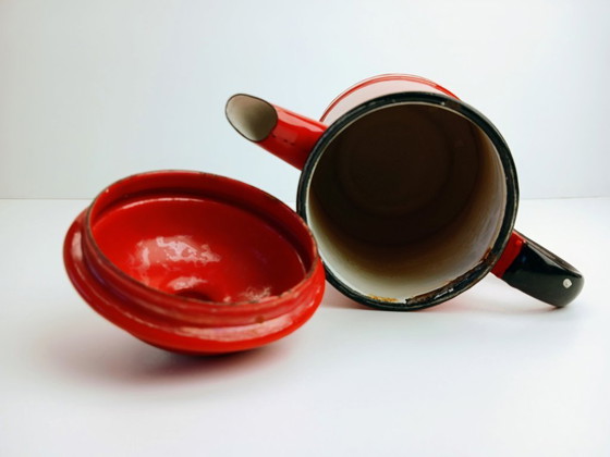 Image 1 of Vintage Enamel Jug