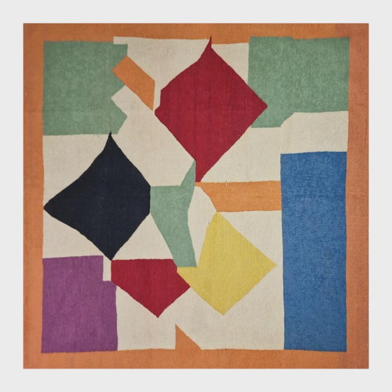 Henri Matisse L'Escargot Handwoven Tapestry | Limited Edition Wool Rug (80 × 83 in) – Rugs & carpets (photo 9 of 10)