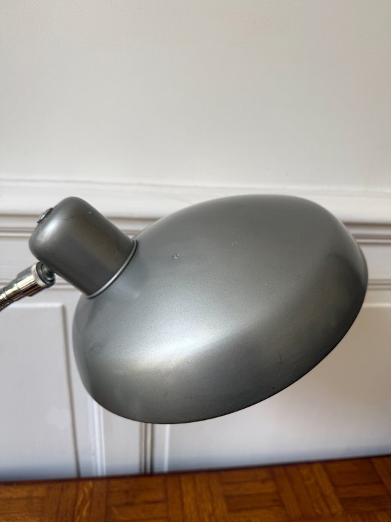 Image 1 of Lampe d'atelier en métal industrielle - Style Karl Lang, années 50/60