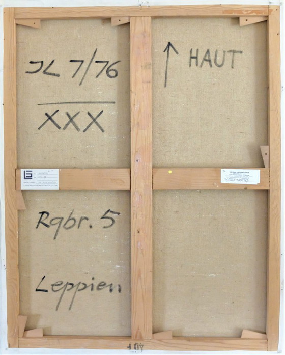 Image 1 of Jean Leppien, oil on canvas, 1976