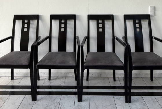 8 Sedie Thonet 676, Sedie da pranzo, Legno, Nero (foto 3 di 13)