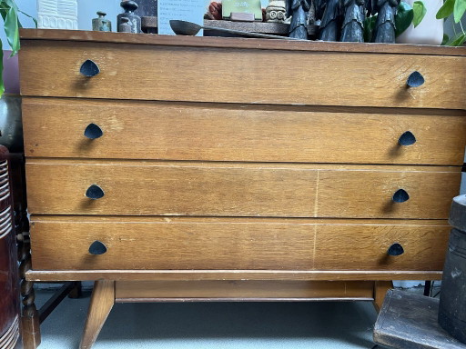 Braune Kommode – ladekasten, Wood (photo 2 of 5)