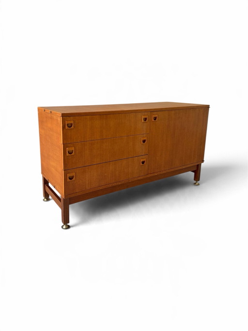 Vintage Sideboard / TV Cabinet « Multi TV 67 » by André Monpoix – Teak – France, 1960s