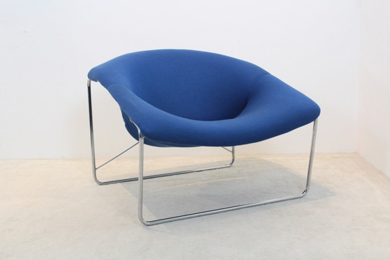Cubic Chair von Olivier Mourgue für Airborne International, Verstellbarer relaxsessel, Blau, Space Age (Foto 13 von 13)