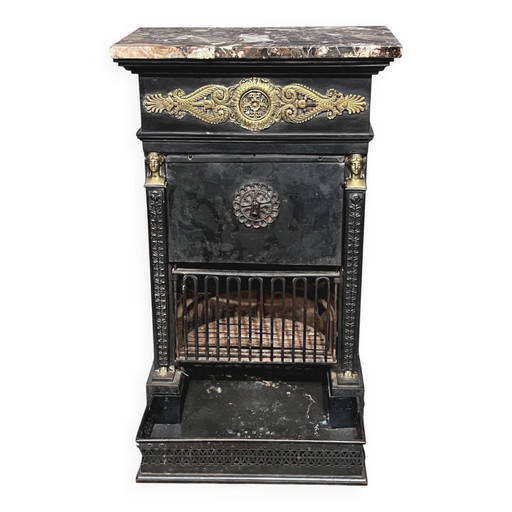 Herd im Empire-Stil. – decoratieve objecten, Bronze, Marble