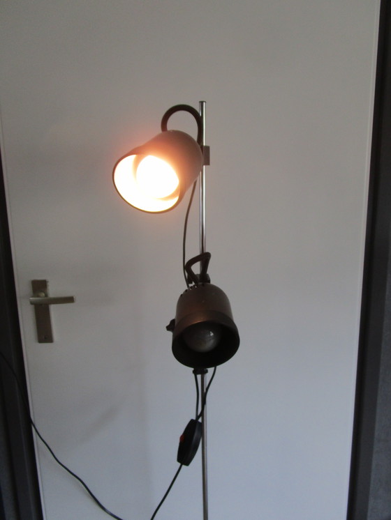 Image 1 of Bellissima lampada da terra anni '70 con 2 faretti