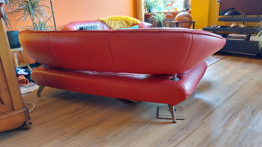 Sofa Frame Design Red Leather Brand Bulfrogg