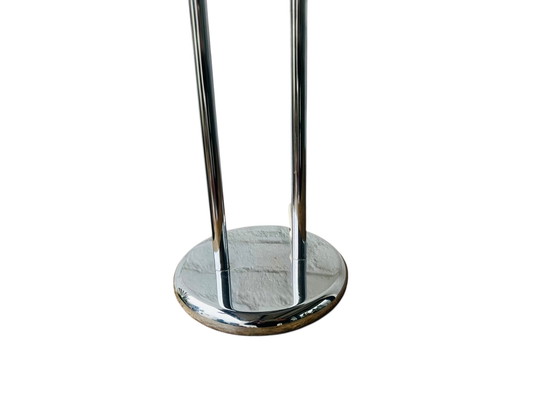 Image 1 of Lampada da tavolo a forma di fungo IKEA vintage | lampada IKEA jaren 80 cromata