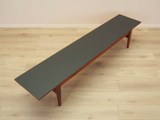 Image 1 of Teak-Lowboard, dänisches Design, 1970er Jahre, hergestellt in Dänemark