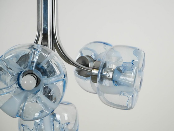 Image 1 of Chandelier, Italian design, Murano glass, 1970s, manufactured in Italy