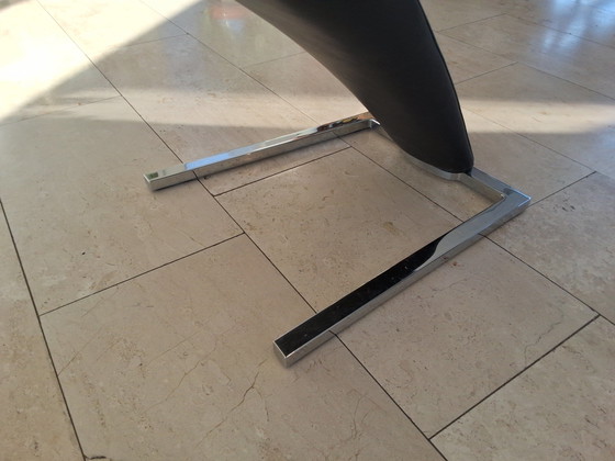 Image 1 of eetkamestoelen Rolf Benz 7800 zwart leer 4x