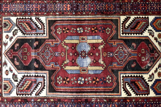 Image 1 of Tappeto vintage Zanjan Hamadan orientale tessuto a mano, Medio Oriente, anni '60