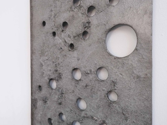 Brutalist Wall Art EO-017 – Perforated Steel Panel | EBBE OBJECTS – Bildhauerei, Metal (photo 6 of 11)