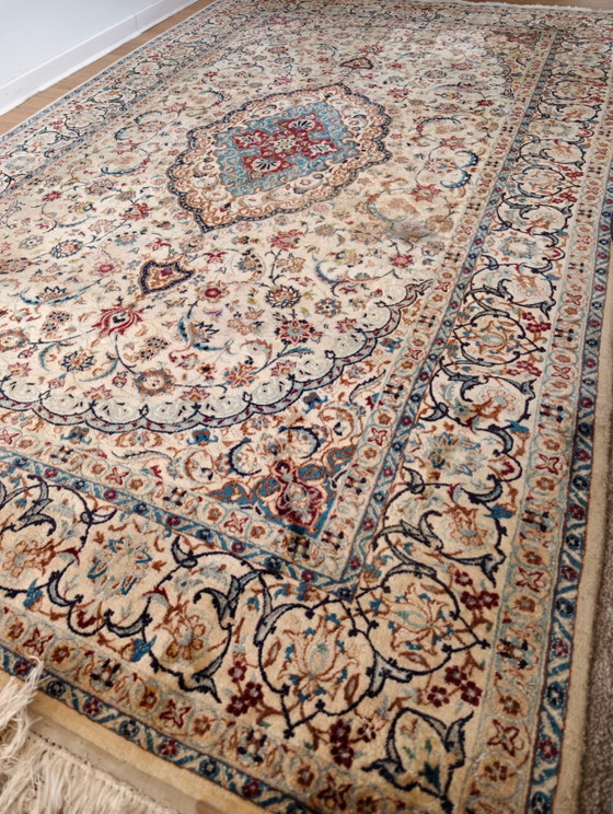Image 1 of Original Rare Elegant Persian Nain Habibian Rug (Vintage) - 245 x 155 cm